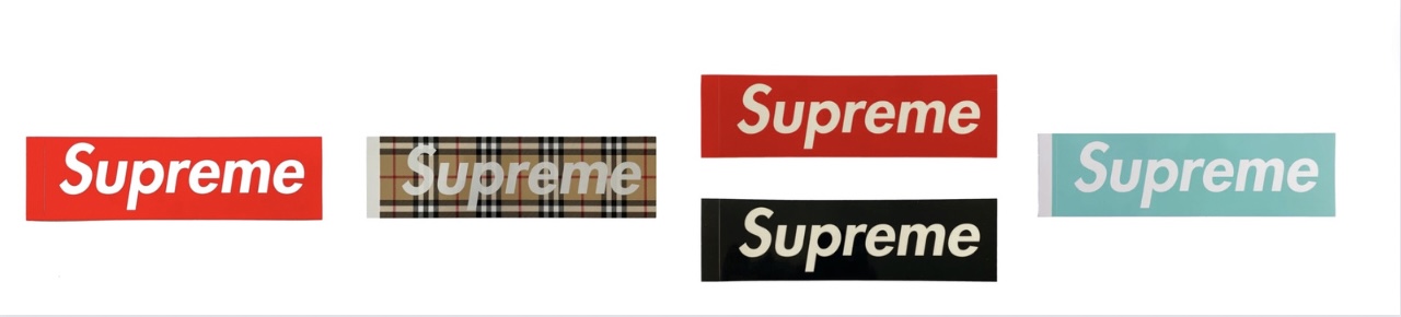 Supreme stickers real price sale